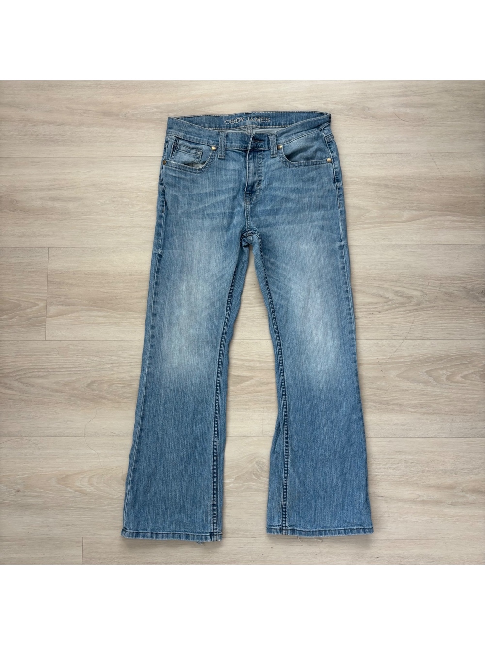 Cody James Men's Relaxed Bootcut Stretch Jeans Blue Cowboy Western 30W